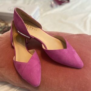 Franco Sarto suede flats